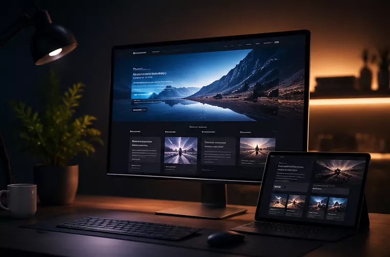 Modernes UI/UX-Webdesign mit professioneller Benutzeroberfläche und hochwertiger digitaler Gestaltung für Unternehmen.