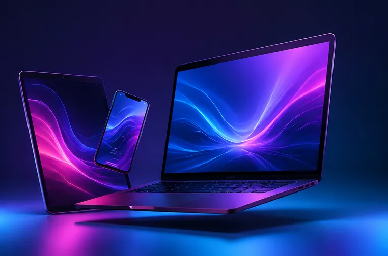 Responsive Website-Darstellung auf Smartphone, Tablet und Desktop für optimale Benutzerfreundlichkeit auf allen Geräten.